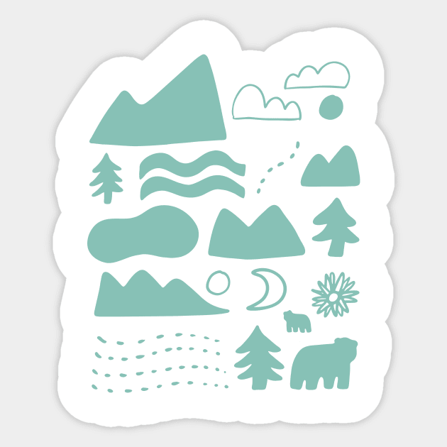 Outdoors Nature Sticker by Vanphirst